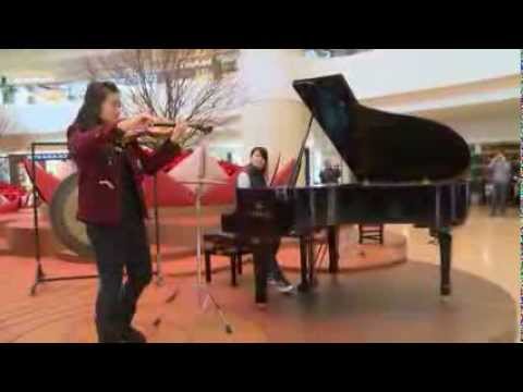Flash Mob by Metropolitan Youth Orchestra of Hong Kong at Pacific Place during Chinese New Year