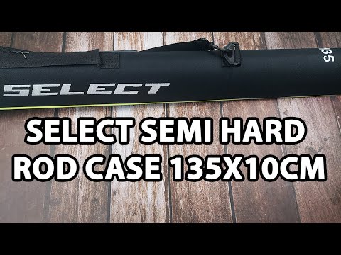  Жорсткий чохол для вудилищ Select Semi Hard Rod Case 135x10cm, колір:чорний