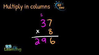 Multiplying in Columns | Example