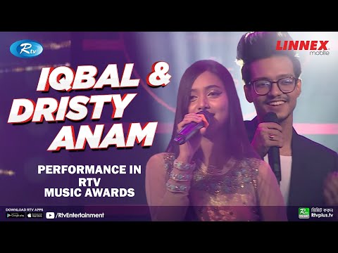Amazing Performance of Hasan S. Iqbal & Dristy Anam In Rtv Music Awards 2020 | Bangla Songs Mashup
