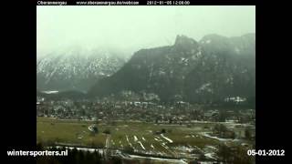 preview picture of video 'Oberammergau webcam time lapse 2011-2012'