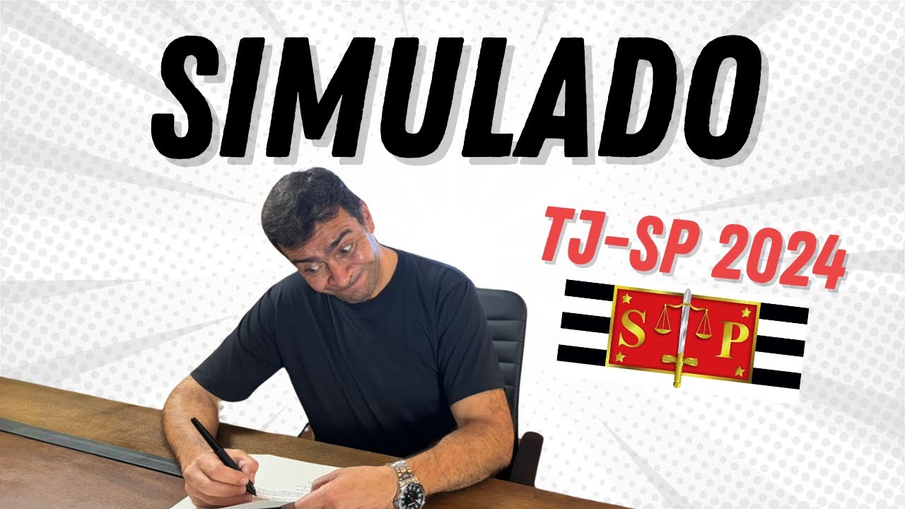 Simulado para Escrevente do TJ-SP 2024 (Língua Portuguesa)
