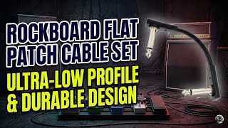 The Best Cables for Tidy Pedalboards? Rockboard Flat Patch Cable Set Unboxing & Test