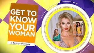 A Foreign Affair Women Dating Profiles