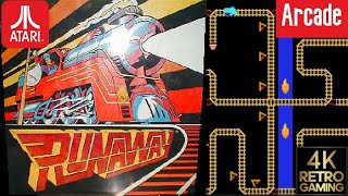 Runaway Arcade ( Atari 1982 ) 4k Gameplay