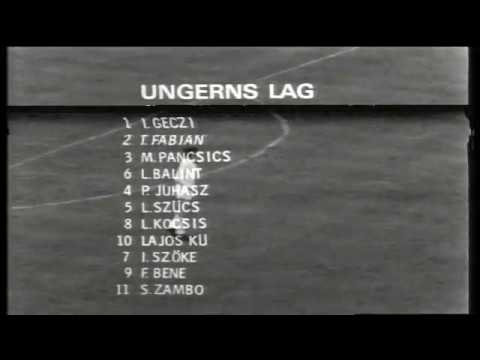 QWC 1974 Sweden vs. Hungary (25.05.1972). Full Match (part 1 of 4).