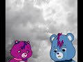 Lovely Heart Bear Feels Bad For Midnight Blueheart Bear