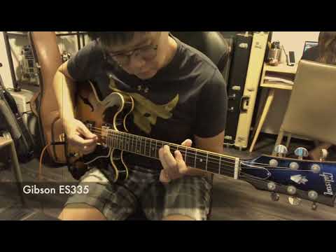 Larry Carlton Cover - Room 335 (#GuitarShootout Gibson ES335 vs Ibanez JSM100)