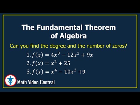 Fundamental Theorem of Algebra | Math Video Central
