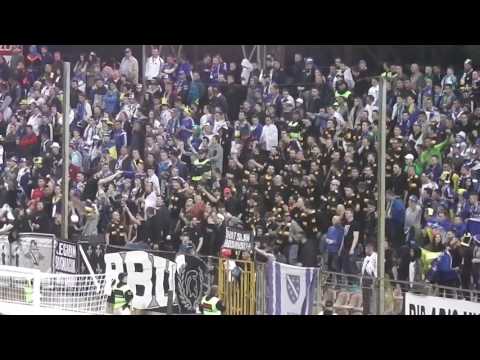 Bosna i Hercegovina-Gibraltar: NK Čelik Zenica Robijaši Ultras Qualif WC 2018 25.03.2017