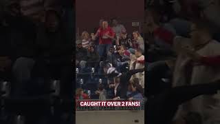 Risked his whole body for the foul ball! ????
