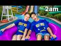 We Snuck Into A Waterpark OVERNIGHT