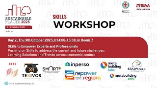 Workshop - Pushing on skills to address the current and future challenges