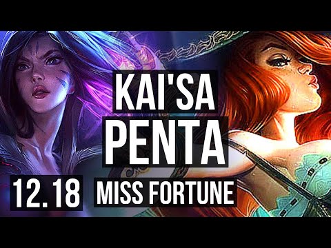 KAI'SA & Nautilus vs MISS FORTUNE & Pyke (ADC) | Penta, 22/2/5, Legendary | KR Diamond | 12.18