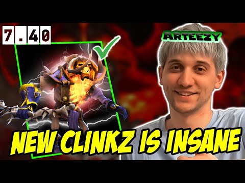 Arteezy plays NEW PATCH - Clinkz NEW META CARRY?