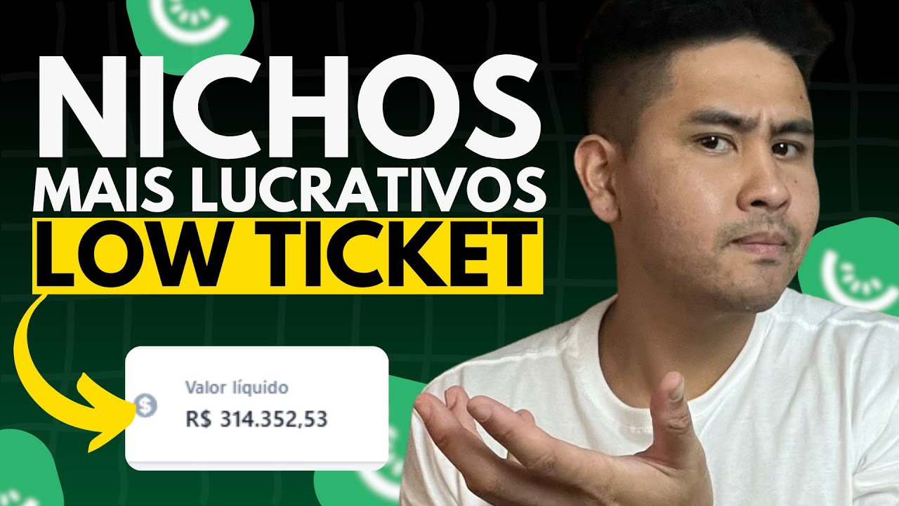 Descubra os Nichos Mais LUCRATIVOS para Produtos Low Ticket em 2025!
