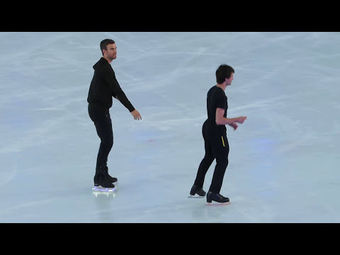 Intimissimi on Ice 2017 - Stephane Lambiel - Warm-up before the show 1