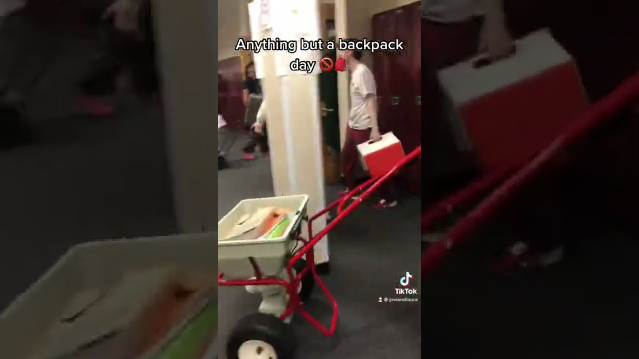 Anything but a backpack day