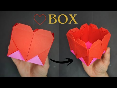 DIY Origami Heart Box – Perfect Valentine’s Gift