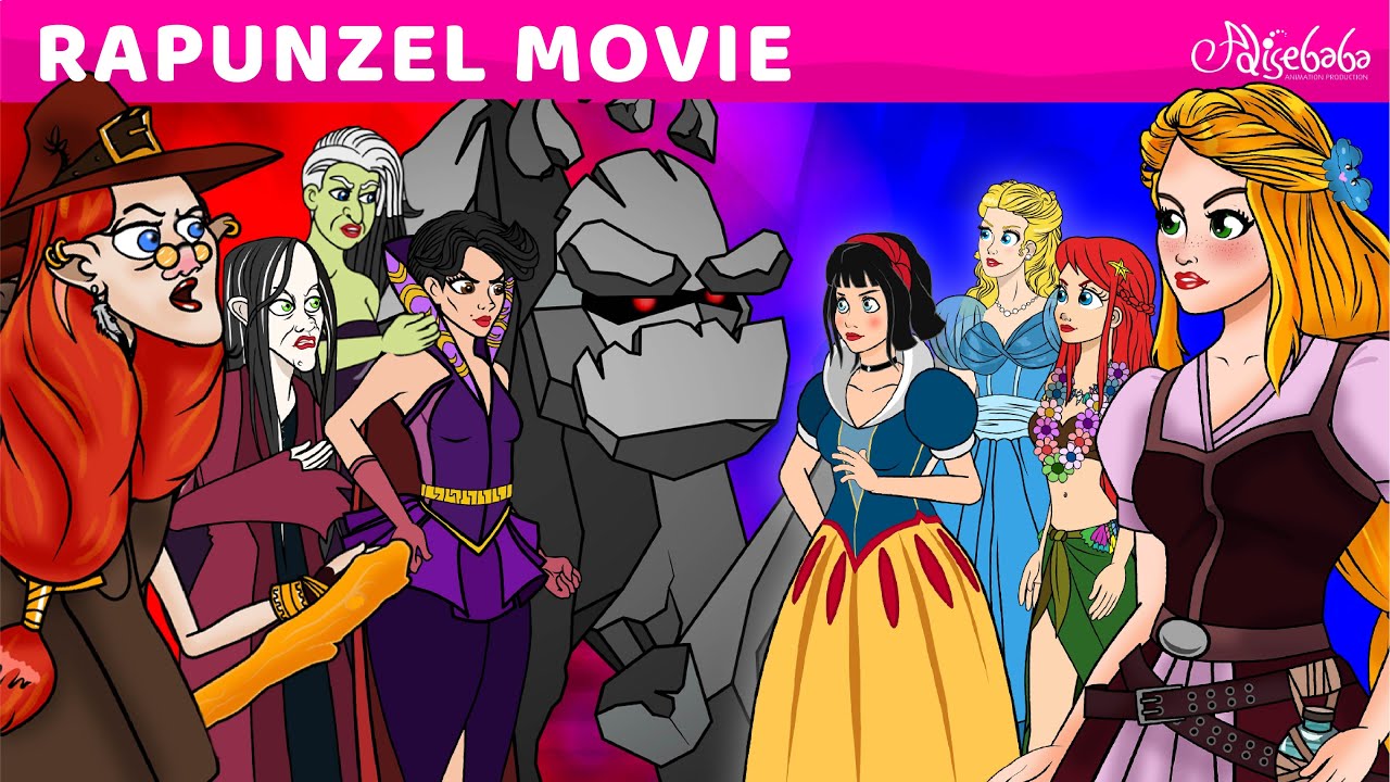 Rapunzel Cartoon | Fairy Tales and Bedtime Stories For Kids | Storytime in  English | Best Stories