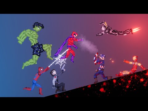 Avengers VS Magneto in People Playground