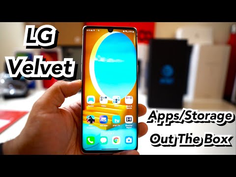 LG Velvet- AT&T Apps & Storage Out The Box?