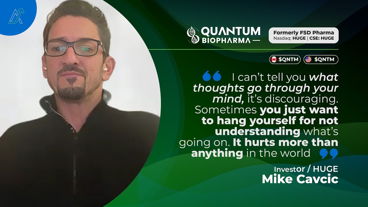 Mike Cavcic, Croatia-based QNTM Shareholder (formerly FSD Pharma), Discusses the $700M Lawsuit