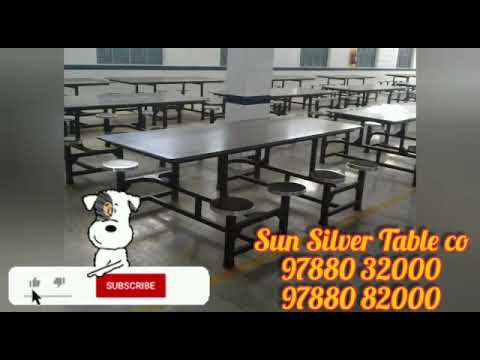 Granite rectangular eight seater dining table set