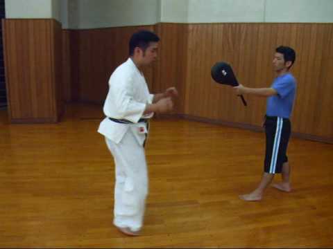 後ろ廻し蹴り・ミット