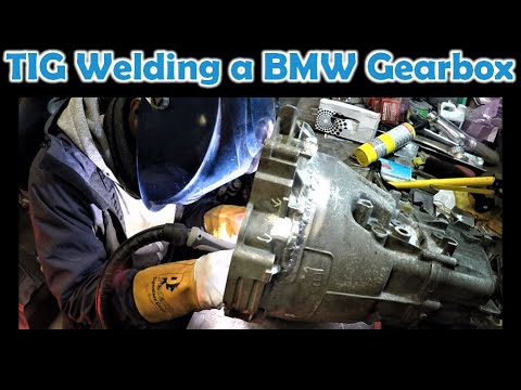 Welding a ZF Bellhousing / BMW Gearbox