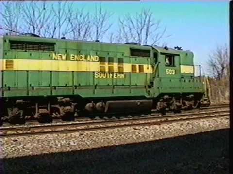 NEGS 503 drops train in Manchester and picks up another in March 1996.