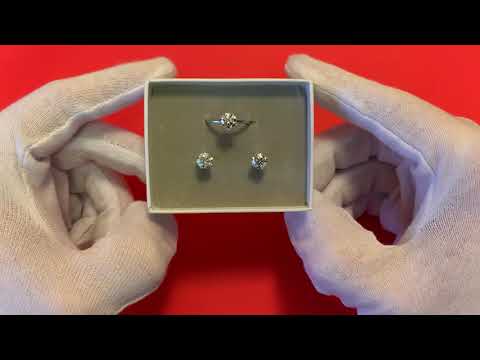 NATURAL DIAMOND vs MOISSANITE! Can You Tell A Difference??