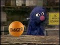 Classic Sesame Street Grover And The Word Danger Sign Balloon 1978