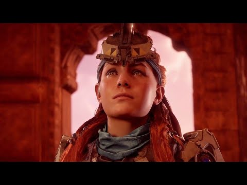 Horizon Zero Dawn Aloy Learns About GAIA
