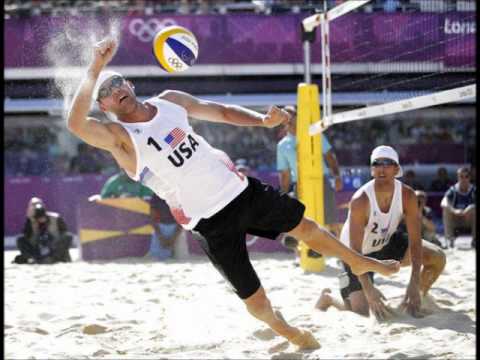 Olympic beach volleyball trumpet sound