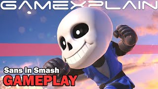 Undertale's Sans Costume in Super Smash Bros. Ultimate Gameplay! (+ Megalovania)