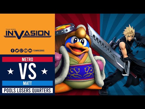 Invasion April 2023: Pools Losers Quarters - Metro (King Dedede) Vs Matt (Cloud)