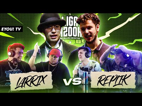 ¡ESO ES LO QUE SIGNIFICA ESTAR VIVO! - Reacción a REPLIK vs LARRIX en LIGA BAZOOKA - EYOU TV