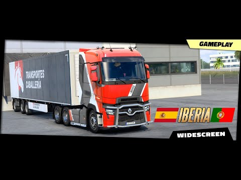 ETS2 v1.40 | DLC "Iberia" (Barcelona) - NEW Renault T Evolution Euro Truck Simulator 2 gameplay 2K