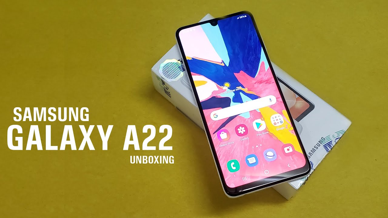 Samsung Galaxy A22 5G Unboxing & First Impressions! - Cheapest Midranger