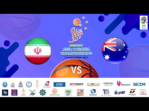 🇮🇷 Iran vs 🇦🇺 Australia | Men’s Division 1 | 2025 IWBF Asia Oceania Championships – Bangkok