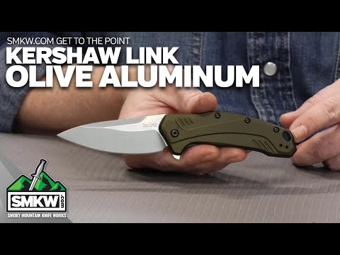 SMKW Get to the Point: Kershaw Link Olive Aluminum