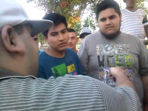 Chuny Alias vs Leo y ??- Rap en las vias