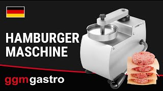 Machine à hamburgers manuelle - incl. moule à steak haché Ø 10 cm