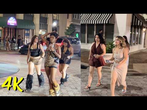 After Dark | Orlando Florida Vibrant Nightlife | Downtown Orlando 4K Walking Tour