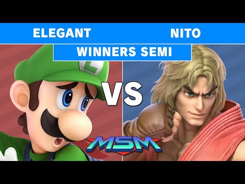 MSM 215 - Nito (Ken, Ryu) Vs NVR | Elegant (Luigi) Winners Semis - Smash Ultimate