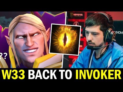 W33 back to EXORT INVOKER — Bad Start vs ZAI Dota2