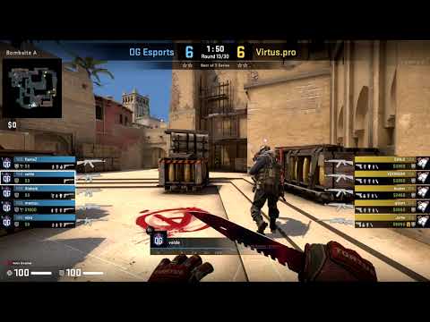 CSGO POV OG.valde vs. Virtus.pro @Mirage - 25 kills