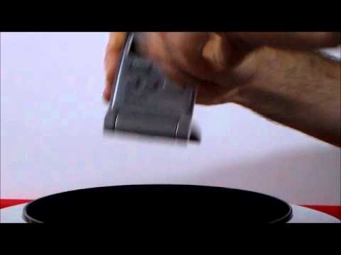 Westclox 47508S LCD Display Slim Folding Travel Alarm Clock