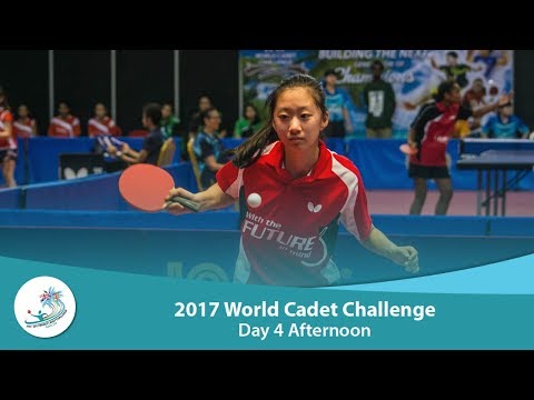 ITTF World Cadet Challenge: Day 4 Afternoon